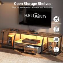 Television Stands & Entertainment Centers - Black - View 2
