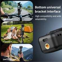 Kamera Saku 4K HD dengan Layar 1,97 Inci, Lensa Flip yang Dapat Diatur Secara Manual 180°, Lampu Pengisi Terintegrasi - Mendukung Perekaman Video 4K, Termasuk Kartu Memori 32GB, Baterai 1800mAh, Fokus Otomatis, Cocok untuk Olahraga Luar Ruangan dan Perekaman Video - View 5
