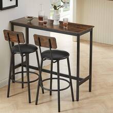 Dining Table & Chair Sets - Brown - View 2