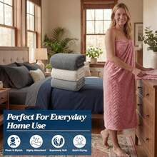 Khăn tắm siêu thấm hút nhanh khô pha polyester-nylon hiện đại - vải dệt kim, họa tiết sọc chủ đề vũ trụ, 286gsm - 70x140cm - Nhiều mẫu - Xem 6