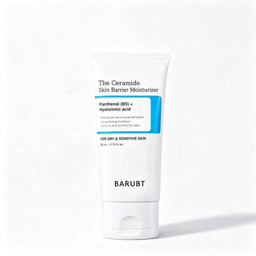Ceramide Repair Moisturizing Cream With Panthenol B5 And Hyaluronic Acid | Hydrating Face Cream For Dry And Sensitive Skin, Long-Lasting Moisture, Lightweight Non-Greasy Formula, Daily Use, 80ml - Cream - View 1