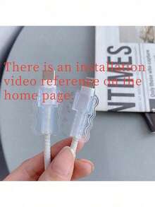2/4pcs ABS Resin Cable Conduit: Protect Your Cables From Damage And Detachment - Multi-color - View 4