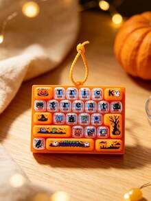 1pc 26-Key Halloween Keychain Pendant, Bag Accessory Keychain, Car Keychain, Women's Keychain, Gift For Friends - Multicolor - View 6