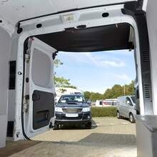 1pc 600D Oxford Fabric RV Sunshade, Foldable & Durable Barn Door Style Sunshade, Suitable For Ram Promaster, Peugeot Boxer, Iveco, T5 T6 Outdoor Camping Vehicles, Universal Rear Window Sunshade - Multicolor - View 9