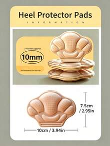 Sneaker Heel Grip Pads, Prevent Slipping & Rubbing, Shoe Size Adjuster - Thick 10mm - View 5
