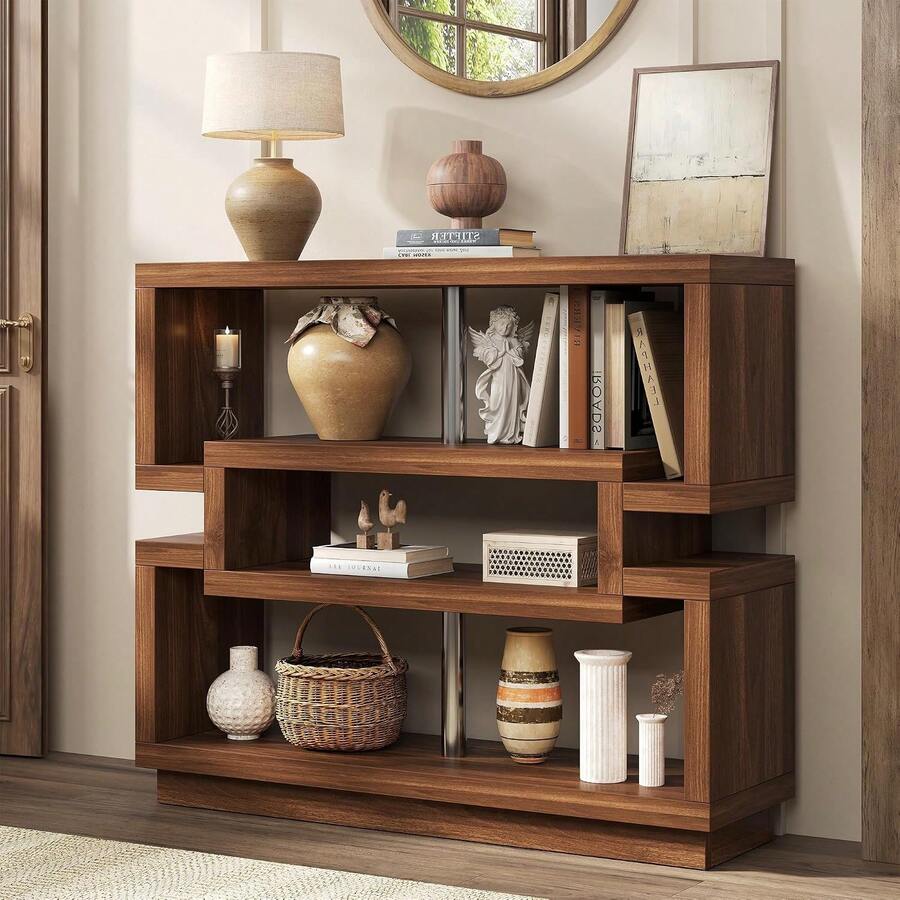 Sofa & Console Tables - Brown - View 1