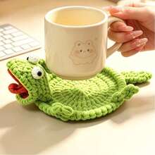 A Creative Pure Handmade Woven Animal Coaster. Funny And Interesting Shapes. Very Suitable For Handicraft Lovers, Home Decoration, And Small Gifts For Others - Multicolor - View 4