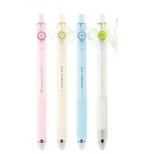 Lucky Four-Leaf Clover Rotating Stress Relief Clickable Friction Neutral Pen, ST Silent Quick-Drying High-Aesthetic Pen - Multicolor - View 6