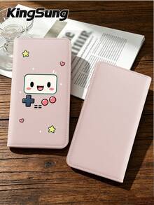 Kingsung Cute Game Console Pattern Car File Holder, Women's ID Bag, Registration Wallet And Card Holder, Insurance, Driver's License, Passport And Card/Travel/Vacation Essentials, Perfect Gift For Car/Truck/Motorcycle Owners - Multicolor - View 5