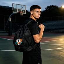1pc Multi-Color Drawstring Cinch Bag, Simple Drawstring Closure Design, Sports Storage Bag For Football Basketball, Unisex Sports Cycling Swimming Yoga Storage Backpack, Student Backpack - Sports Backpack - View 11