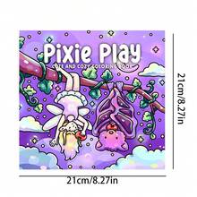 [NEW PiXie PIag Coloring Book] 1pc Original Coloring Book ,22 Pages Single-Sided Printing,Clear Lines And Exquisite Patterns,Ideal For Relaxation | Perfect Gift For New Year, Christmas,Birthdays,School Holidays,Perfect For Adults & Teens & Child - Single Piece - View 3