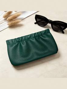 2pcs Women Elastic Opening Storage Pouch, Faux Leather Small Wallet Purse, Portable Card Cash Lipstick Earphone Organizer Bag For Daily Use - Multicolor - View 11