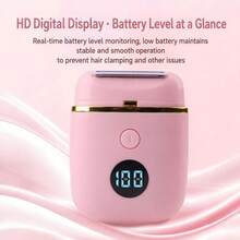 Women's 2-In-1 Bikini Trimmer & Body Hair Shaver – USB Painless Hair Removal Device For Legs, Underarms, Face, And Bikini Line; Portable & Multifunctional – Ideal For Grooming And Travel. - View 5