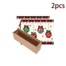 1pc 2D Christmas Absorbent Mat, Christmas Decorative Pattern, Kitchen Countertop Absorbent Drying Mat, Coffee Machine Mat, Pour Over Coffee Pot Mat, Dish Drainer Mat, Non-Slip Heat Resistant Kitchen Mat, Dining Table Mat, Breakfast Mat, Washing Machine Mat, Home Kitchen Dining Table Coffee Shop Bar Decorative Mat, Holiday Party Housewarming Gift - Multicolor - View 8