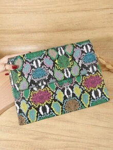Fashionable Printed Women's Clutch Handbag, Large Capacity Magnetic Closure, Multifunctional Portable Wallet & Phone Bag, Suitable For Outdoor Use - Multicolor - View 10