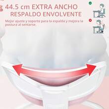 Kids Desk Chairs - Rose Red - View 8