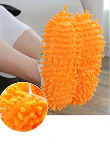 6/4/2/1pc/Set Mopping Socks Slippers, Washable Floor Cleaning Shoe Covers, Soft Microfiber Dusting Mop Socks, Fiber Cleaning Mop Replacement Pads, Unisex S Size, Foot Dust And Hair Removal Sweeping Cleaner, Suitable For Home, Office, Bathroom, Kitchen - Multicolor - View 8