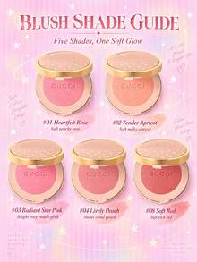 Gucci Beauty 亮澤啞光腮紅 - 5.5g - 淨重 0.19 Oz - Bright Coral -04-5.5g-NET WT. 0.19 0Z. - 查看 6