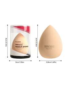 MAANGE 1pc Soft Makeup Sponge With Storage Box, Multi-Functional Makeup Sponge, Reusable/Washable, For Liquid And Cream Makeup, For Buildable Coverage Makeup Blending Sponge, For Women's Makeup Accessories, Women's Gift, For Home Or Travel Use, Affordable Gift - Multicolor - View 5