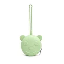 1pc Zippered Silicone Pacifier Storage Case, Stores Pacifiers, Teethers, Coins And More, Hanging Storage Bag For Baby Stroller, Baby Essential - Multicolor - View 18