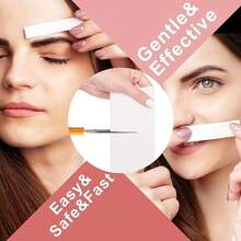 200/100/50/10pcs Disposable Wax Strips, Suitable For Various Wax Types Including Hard Wax, Soft Wax Or Sugar Wax. Hair Removal Tool, Providing A Convenient Hair Removal Experience. - White - View 4