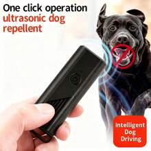 Mini Ultrasonic Dog Repeller, Handheld Anti-Barking Device With LED Light, Rechargeable Dog Bark Deterrent, Strong Ultrasonic Dog Training Tool, Portable Indoor/Outdoor Pet Training Accessory, Anti-Biting Dog Training Product - Multicolor - View 4