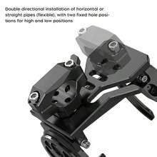 TRTY 1 Set Motorcycle Handlebar Drink Holder, Foldable Cup Holder With Throttle Handle Adapter, Suitable For Motorcycle, ATV, Electric Bike, Bicycle, UTV, Scooter, Wheelchair, Adjustable Water Bottle Holder - Foldable Cup Holder - View 4
