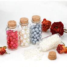 30pcs 25ml Mini Glass Bottles With Stoppers, Suitable For Wedding Favors, Handmade DIY Arts, Home Decor, Christmas, Birthday Party Gifts Decoration - Multicolor - View 4