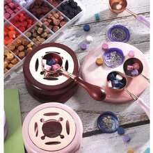 300pcs/Bag Octagonal Wax Beads, Handmade Card & Envelope Decoration, Sealing Wax, Suitable For DIY Crafts, Gift Wrapping, Envelope Sealing, Party Invitations, Christmas, Scrapbooking - 300 Octagonal Wax Pellets - View 3