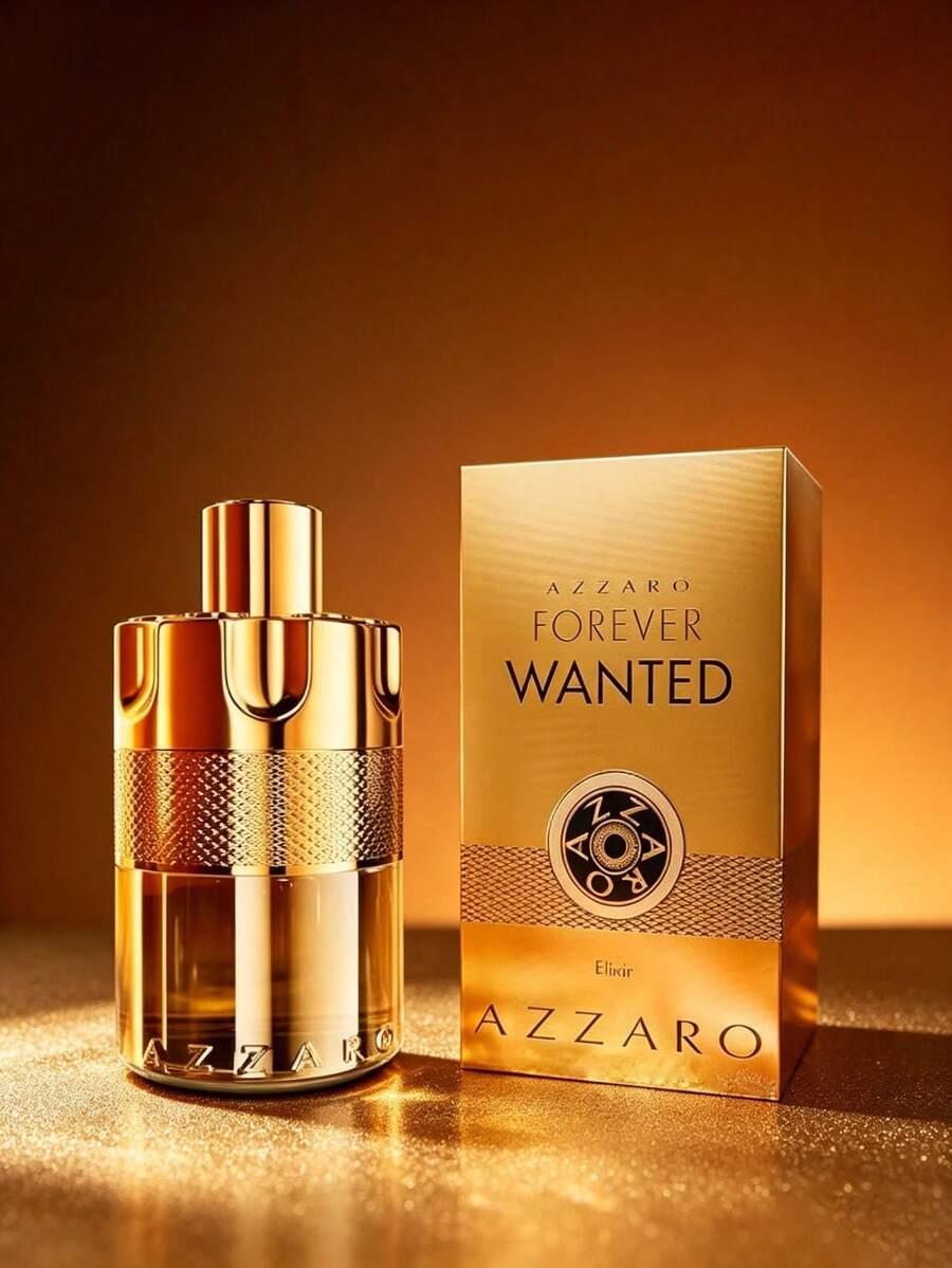 Azzaro Forever Wanted Elixir 100ml Men Perfume, Balanced Fruity Spice Leather Aroma Comfortable Cologne For Men Everyday Use - Raspberry, Green Mandarin and Bergamot - View 1
