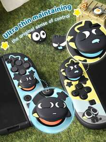 GeekShare 4pcs Cute Luo Xiaohei Emotional Design Silicone Joycon Thumb Grip Protective Covers For Switch 2 - View 2