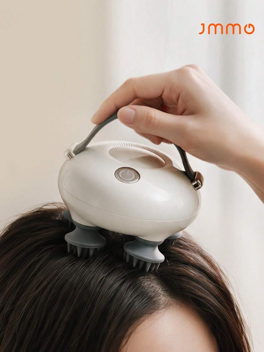 JMMO One Electric Scalp Massage,. Portable And Rechargeable, Handheld With A Non-Slip Lanyard, An Gift For Both Men And Women (1100mAh - Multicolor - View 1