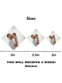Custom Photo Tie Patch, Personalized Picture Tie Sticker, Wedding Gift For Dad, Groom, Grandpa, Father Of The Groom, Anniversary Keepsake - Multicolor-1 - View 10