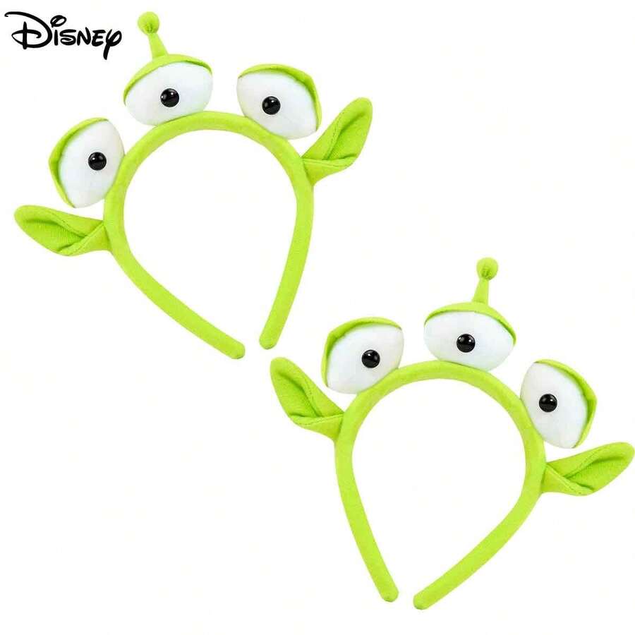 1/2 buah Bando Alien Bermata Tiga Disney, Aksesori Kepala Monster Lucu Halloween, Aksesori Topi, Cocok untuk Pesta Tema Wanita, Hadiah Liburan - aksesoris ikat kepala - View 1