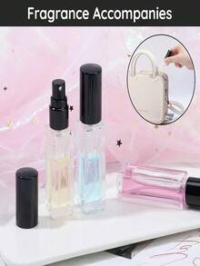 10ml Perfume Spray Bottle, Transparent Glass Travel Perfume Atomizer, Refillable, Empty Small Spray Bottle, Perfume Sample Spray Container, Cosmetic Essential Oil Dispensing Bottle - Multicolor - View 5