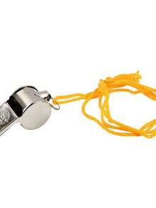 4pcs Wholesale Lanyard Metal Whistles, Referee Whistles, Emergenc - Multicolor - View 3