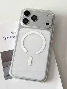 Luxury High Transparency Hard PC Magnetic Phone Case Compatible With IPhone 18 Pro Max 18 Pro 17 Pro Max 17 Pro Cases Wireless Charge Transparent Clear Anti-Drop Shockproof Protective Cover - Clear - View 4