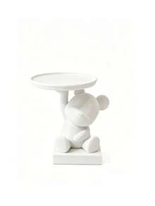 Bear Tray Jewelry Storage Decor, Living Room Desktop Organizer And Home Decoration, Multi-Functional Desktop Decor, Suitable For Jewelry, Keys, Wireless Earphones And Other Small Items Storage, Home Decor Or Commemorative Gift - Multicolor - View 12