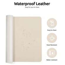 Kawaii Cartoon Cat Ear Girl PU Leather Desk Pad, Cute Anime Large Mouse Mat, Waterproof Non Slip Table Protector, Lovely Desktop Decor For Girls Gaming Workspace - View 7