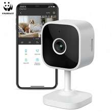 Dymonde S8A Camera, 2.4G Wi-Fi, Remote Control, Night Vision, Two-Way Video, Baby Cry Detection, Motion Detection, Built-In Lullabies, Pet Monitoring. - White - View 1