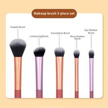 SEPROFE 5pcs Makeup Brush Set Suitable For Daily Makeup, Perfect Gift For Girlfriend - Multicolor - View 6