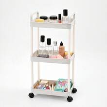 Multi-Layer Gap Storage Cart, Slim Independent Rolling Storage Rack, Suitable For Small Spaces, Refrigerator Side Storage Rack, Kitchen Bathroom Miscellaneous Storage Portable Cart, Home Space-Saving Storage Accessory - Multicolor - View 7
