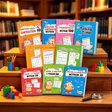 1pc Toddler Interactive Coloring & Treasure Hunt Book, Includes Hidden Pictures, Handwriting Practice & Spot The Difference Pages, Enhances Memory, Color Recognition & Focus, Educational Travel Game For Kids, Back To School, Christmas & Birthday Gift - Multicolor - View 7