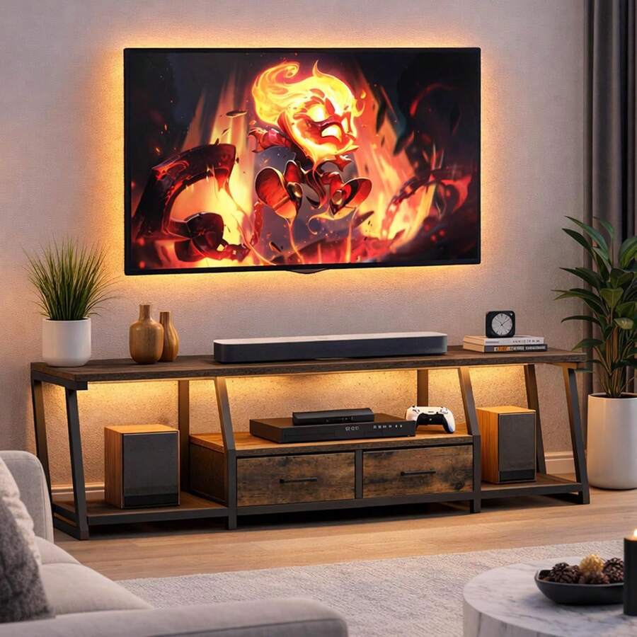 Television Stands & Entertainment Centers - Black - View 1