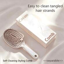 Detangling Hair Brush For Fine And Thick Hair, Quick-Drying Ventilated Hair Brush, Suitable For Curly And Straight Hair, Wet And Dry Hair, Smooths And Untangles All Hair Types - Multicolor - View 2