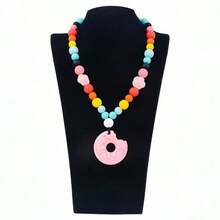 20/36 Buah Manik-Manik Bulat Silikon 1,5 Cm/0,59in, Cocok untuk Pembuatan Perhiasan, Gantungan Kunci DIY, Kalung, Gelang, dan Bahan Kerajinan Tangan, Perlengkapan Pembuatan Perhiasan, Tersedia Berbagai Warna - MultiWarna - View 4