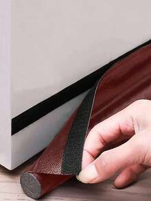 Leather Door Seal Strip - Windproof, Soundproof, Waterproof, Insect-Proof, Self-Adhesive Door Gap Draft Stopper - View 8
