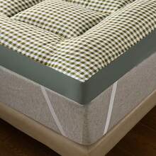 Kasur Lantai Tipis untuk Semua Musim, Tikar Tatami Lembut & Bernapas, Cocok untuk Asrama, Kamar Tidur, Hotel - Olive Green - View 7
