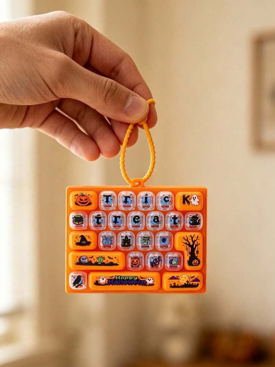 1pc 26-Key Halloween Keychain Pendant, Bag Accessory Keychain, Car Keychain, Women's Keychain, Gift For Friends