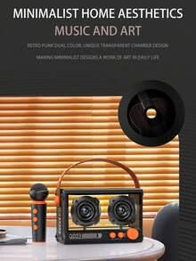 TOKQI Speaker Bluetooth Nirkabel dengan Kabel Pengisian Daya, Subwoofer Audio Nirkabel Portabel, dengan Slot USB/Kartu TF, Mendukung Suara Surround 3D, Kompatibel dengan Smartphone, Tablet, TV, Komputer, Cocok untuk Mobil/Dalam Ruangan/Pesta Dansa/Bersepeda, Ideal untuk Penggunaan di Luar Ruangan - View 10